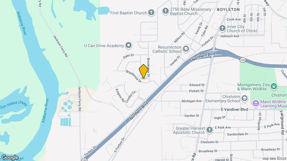 154 Briarbrook Dr Map and Location Details