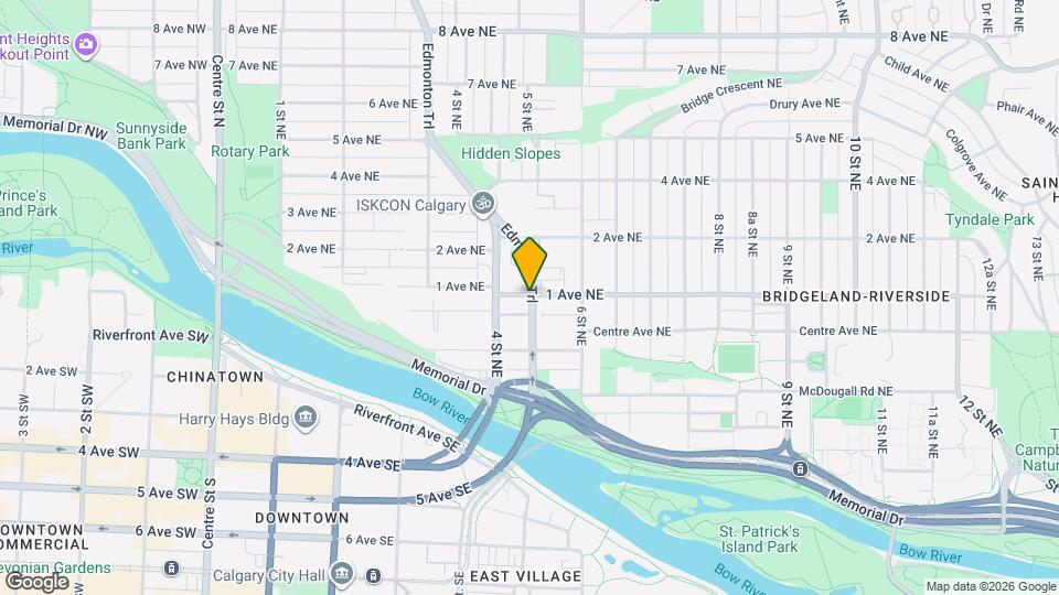 619 1 Av NE Map and Location Details