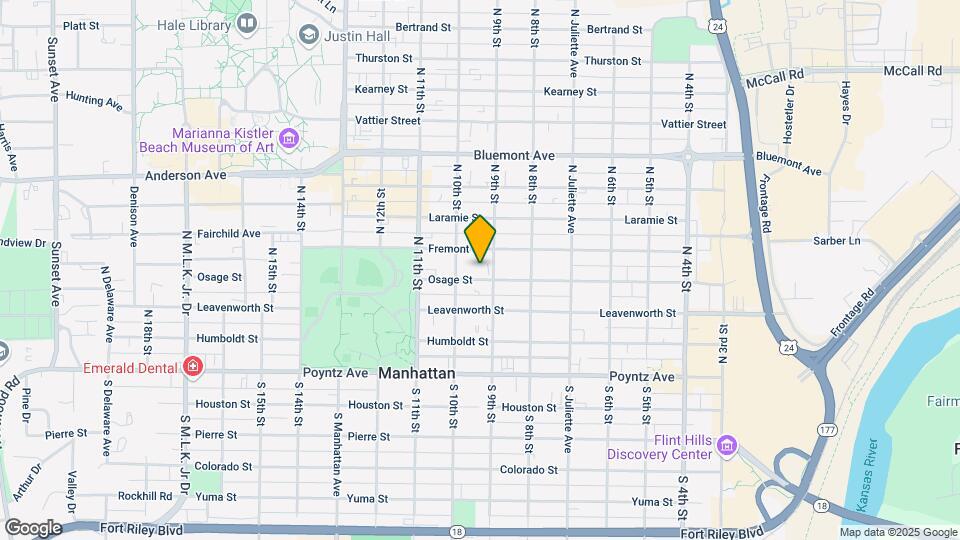 910 Osage St Map and Location Details