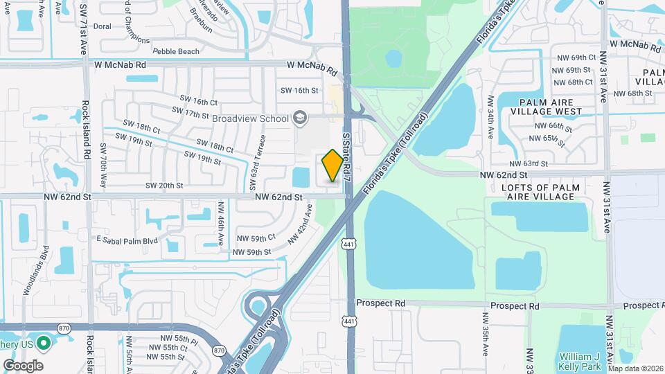 6030 SW 19th Pl Map and Location Details