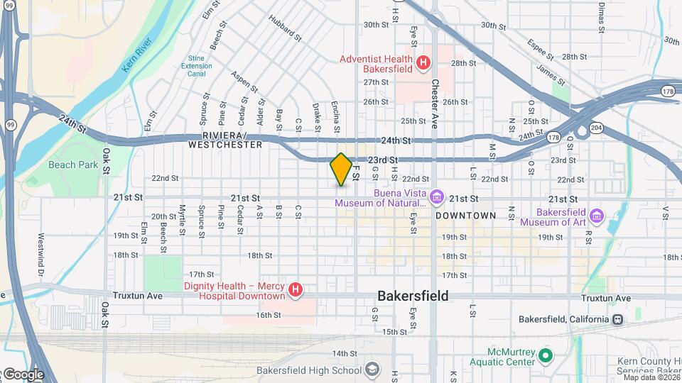2106 E St Map and Location Details