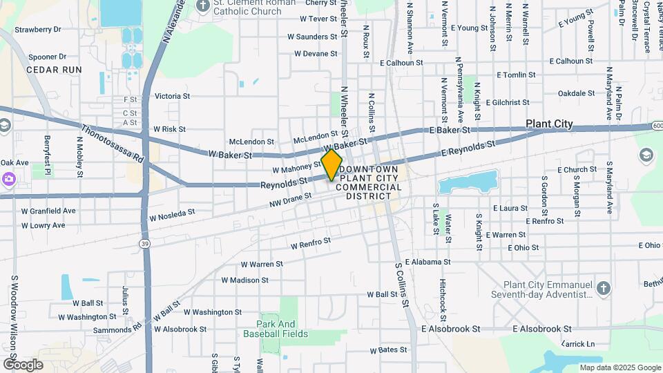 104 N Walker St Map and Location Details