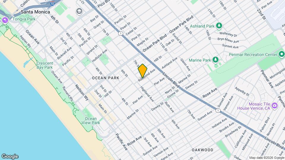 640 Raymond Ave Map and Location Details