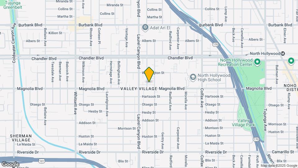 5214 Agnes Ave, Unit 5214 Map and Location Details