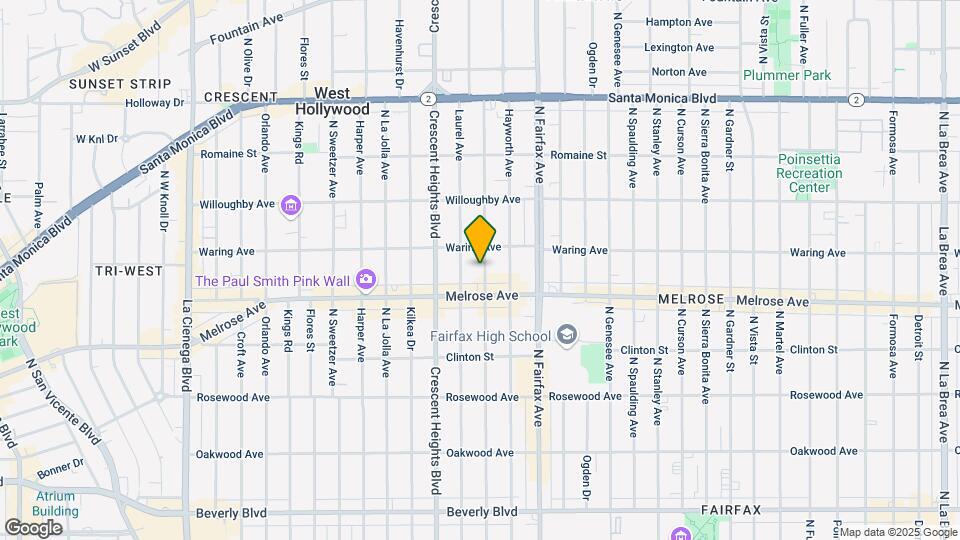 729 N Edinburgh Ave Map and Location Details