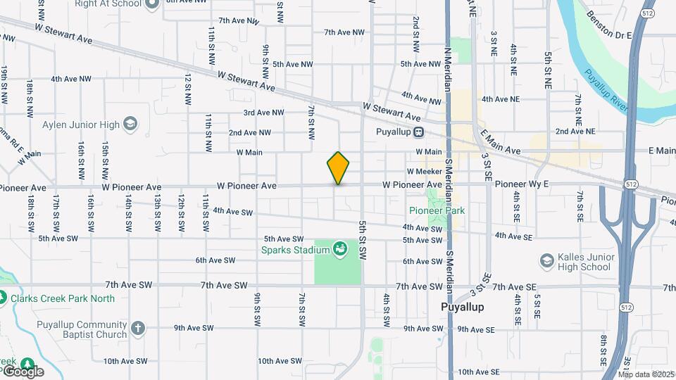 528 W Pioneer Ave Mapa y Detalles de la Ubicación