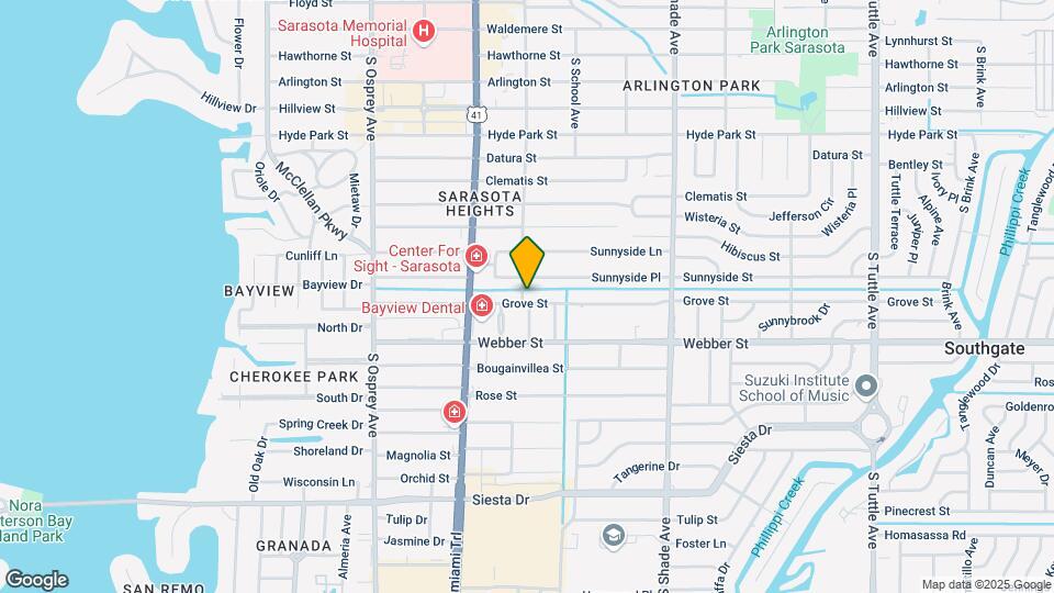 2695 S East Ave Map and Location Details