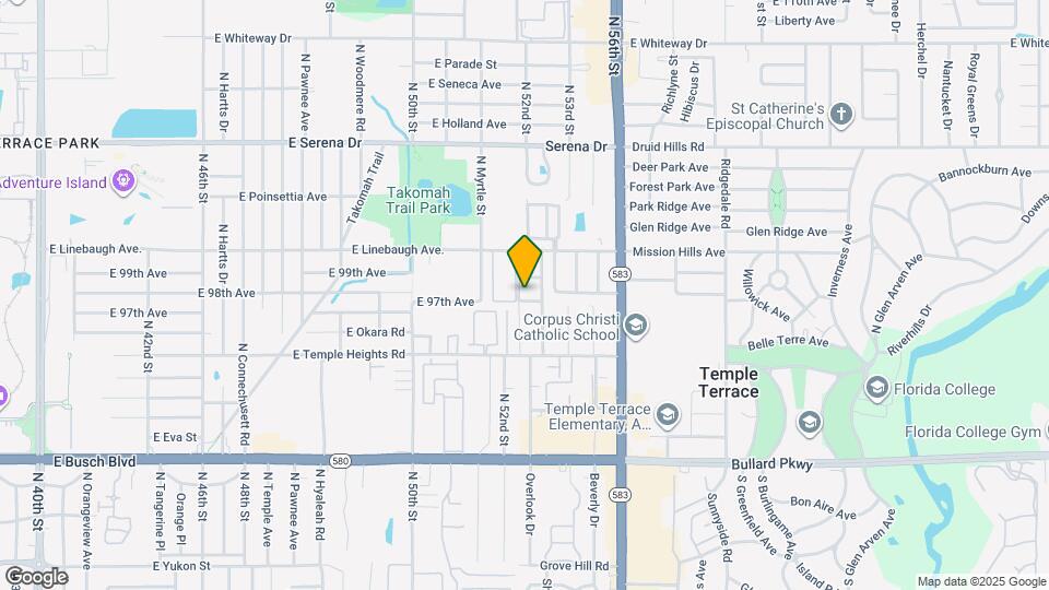 9807 N 52nd St Map and Location Details