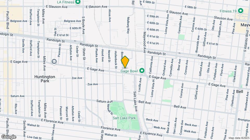 6350 Bissell St Map and Location Details