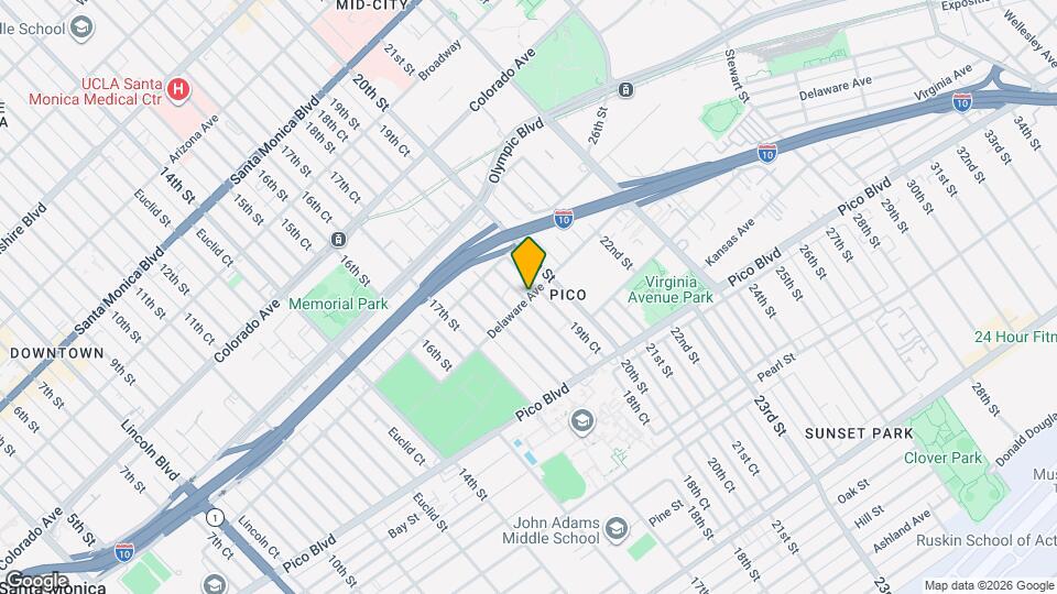 1903 Delaware Ave Mapa y Detalles de la Ubicación