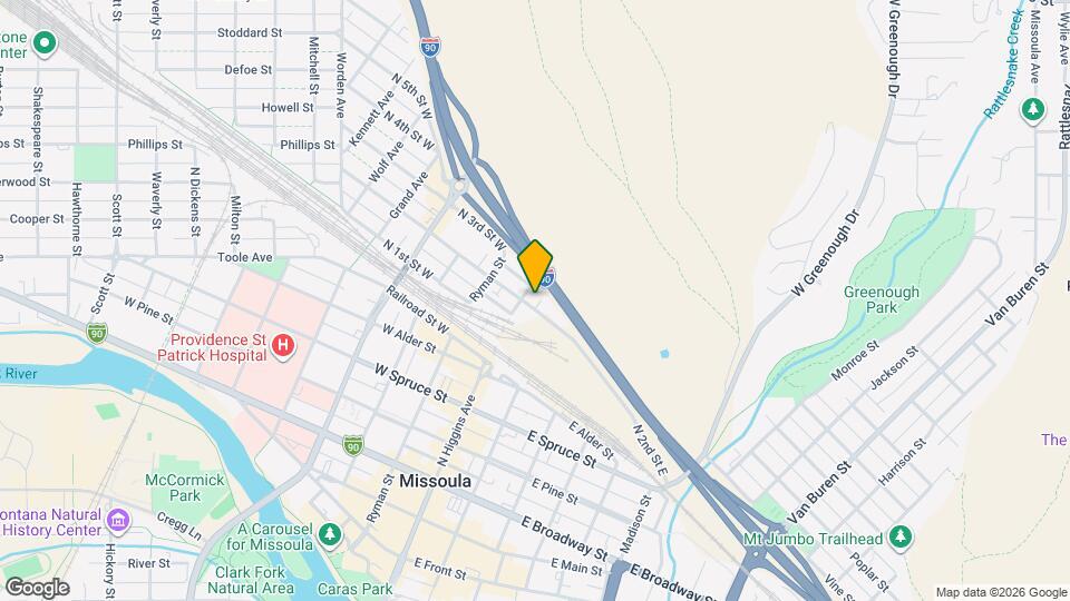 108-108 N 2nd St E Map and Location Details