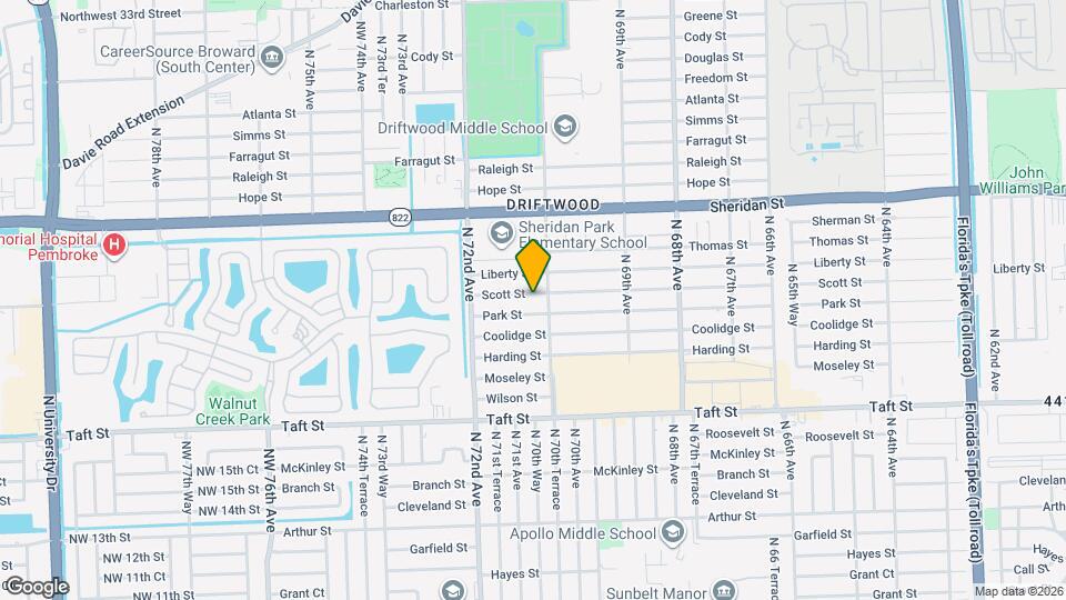7080 Scott St Map and Location Details