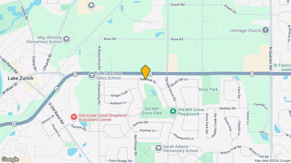 735 Burr Oak Dr Map and Location Details