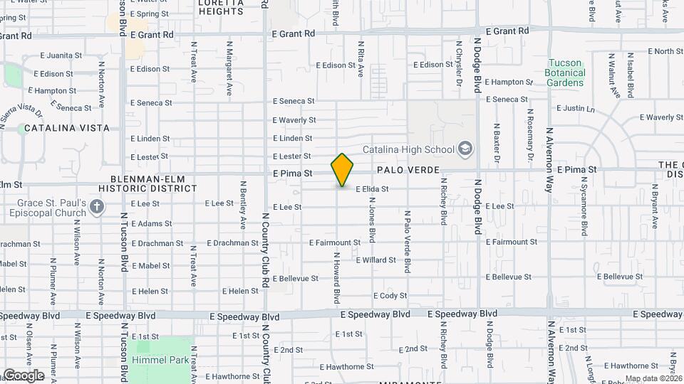 3304 E Elida St Map and Location Details