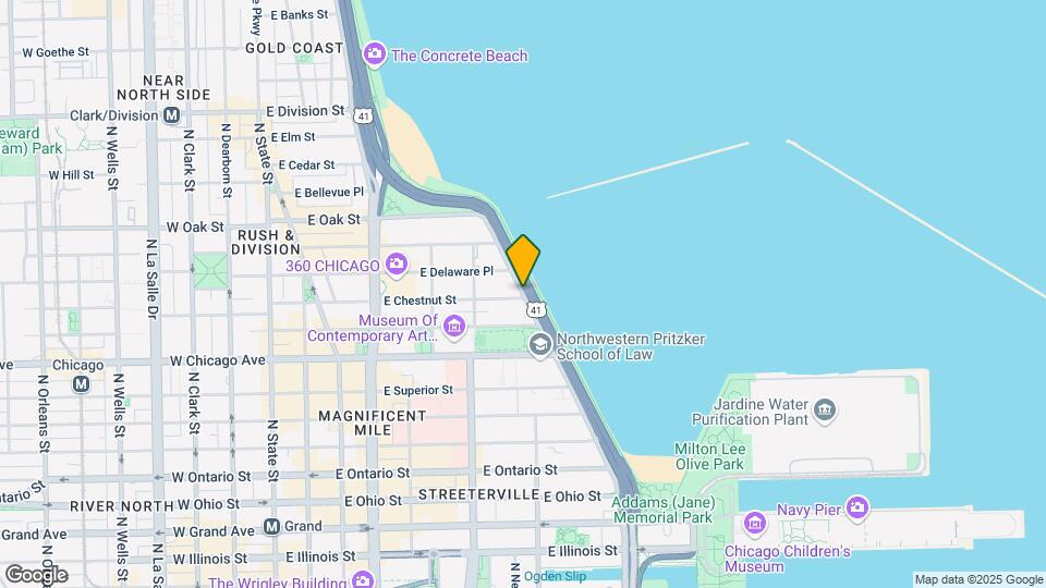 860 N Lake Shore Dr Map and Location Details