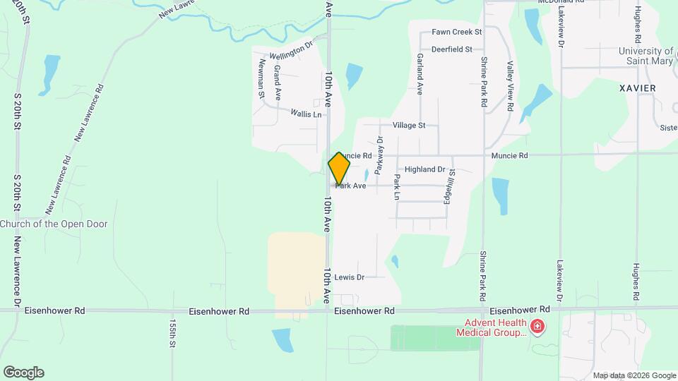 929 Park Ave Map and Location Details