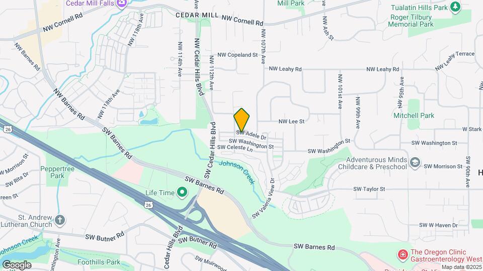 10918 SW Adele Dr Map and Location Details