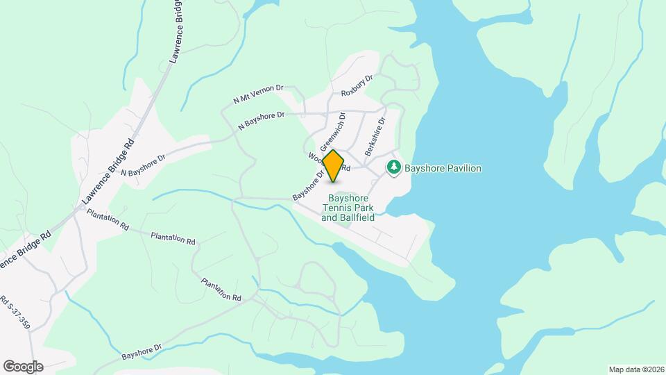 1107 Shoreview Dr Map and Location Details