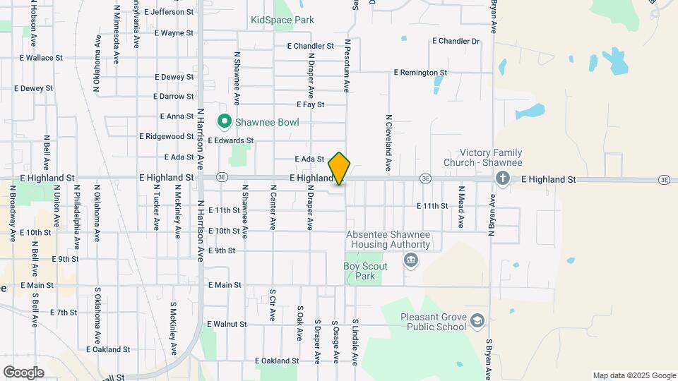 1340 E Whittaker St Map and Location Details