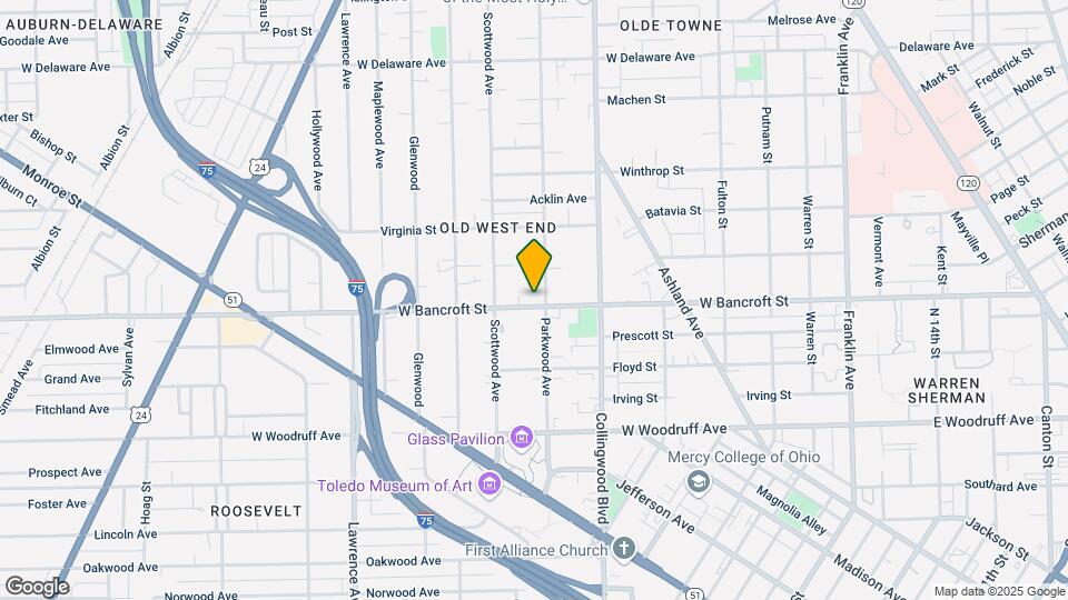 2205 Parkwood Ave Map and Location Details