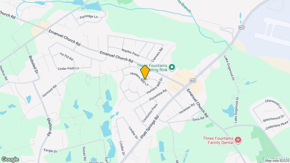 134 Hunters Mill Ln Map and Location Details