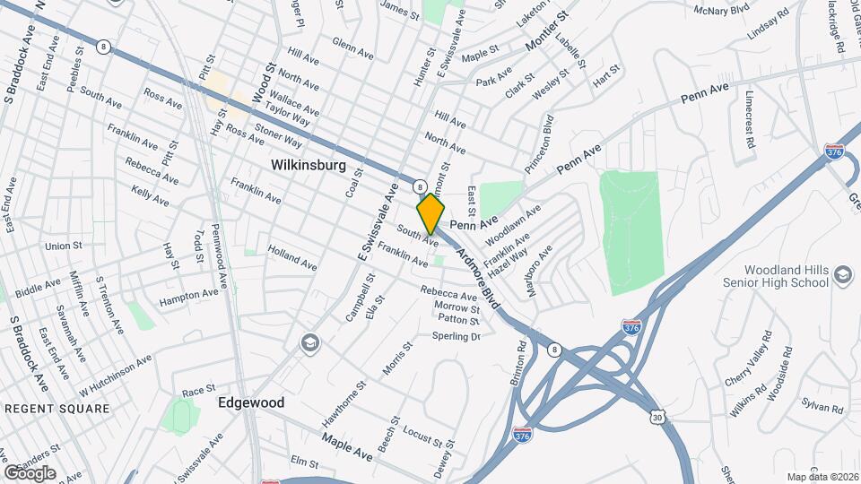 1156 1/2 South Ave Mapa y Detalles de la Ubicación