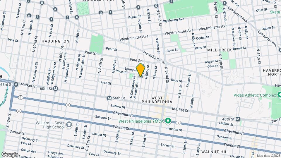 142 N 54th St Map and Location Details
