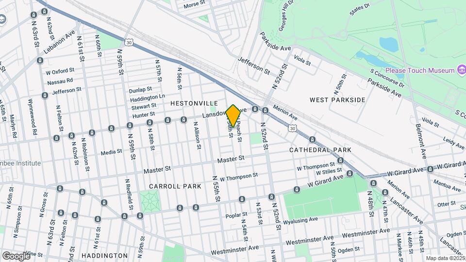 1505 N 54th St Map and Location Details