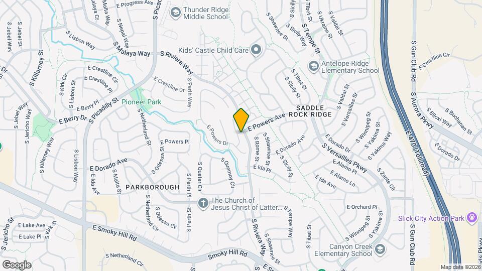 5682 S Quemoy Ct Map and Location Details