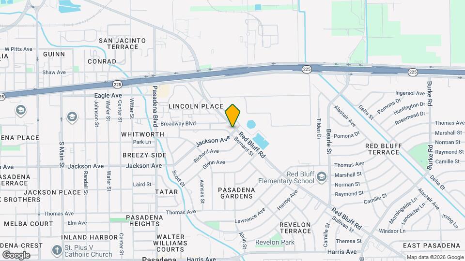 1319 Bernard St Map and Location Details