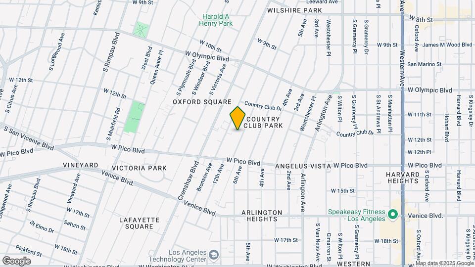 1181 S Norton Ave Map and Location Details