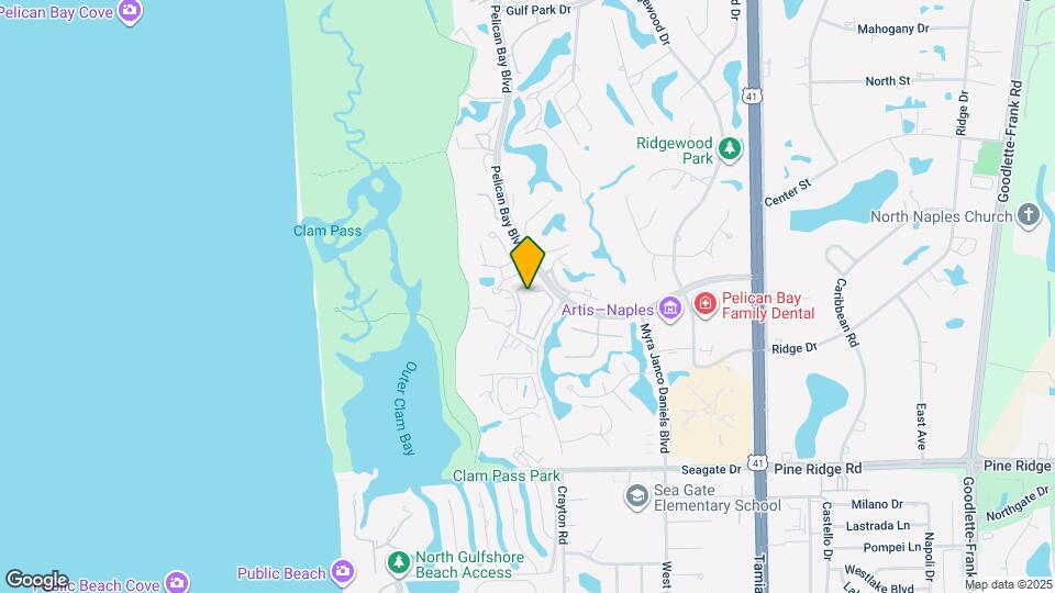 5817 Glencove Dr Map and Location Details