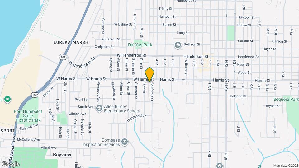 3124-3130 California St Map and Location Details