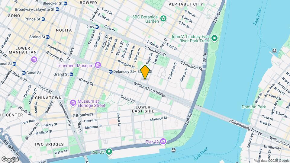 208 Delancey St Map and Location Details