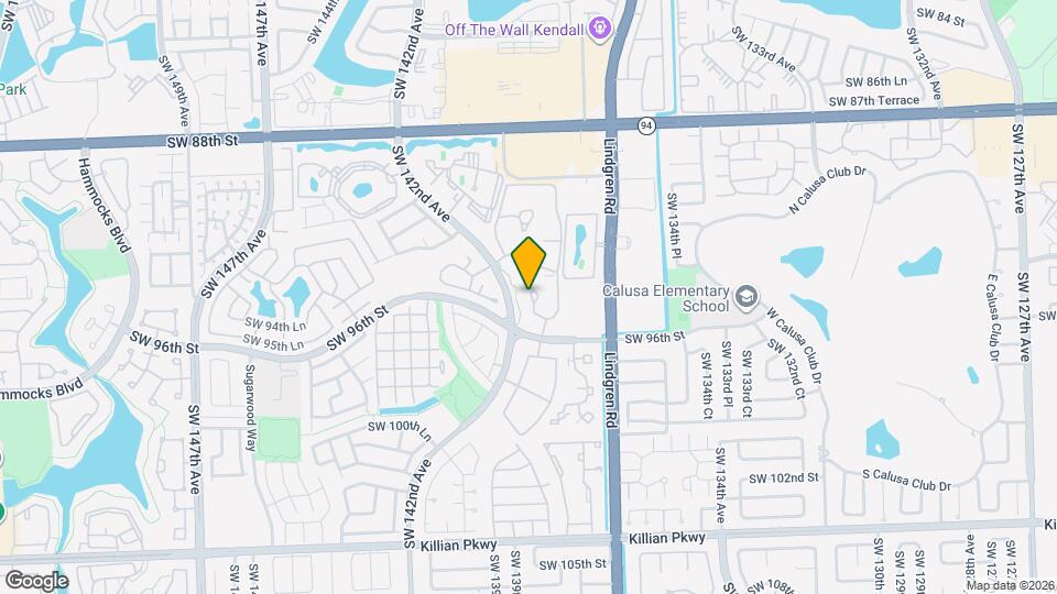9522 SW 140th Ct Mapa y Detalles de la Ubicación