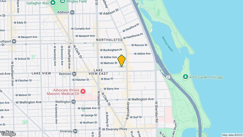 620 W Belmont Ave Map and Location Details