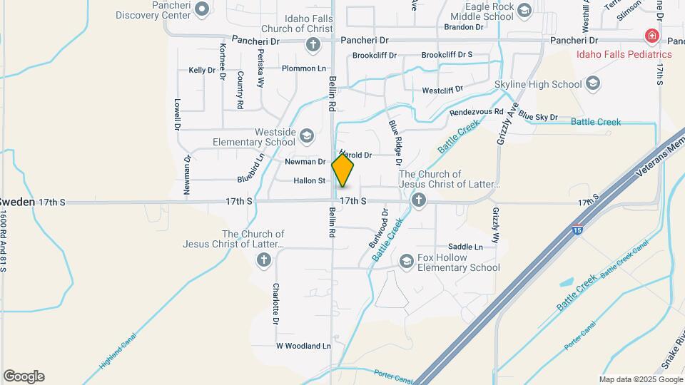 1645 S Bellin Rd Map and Location Details