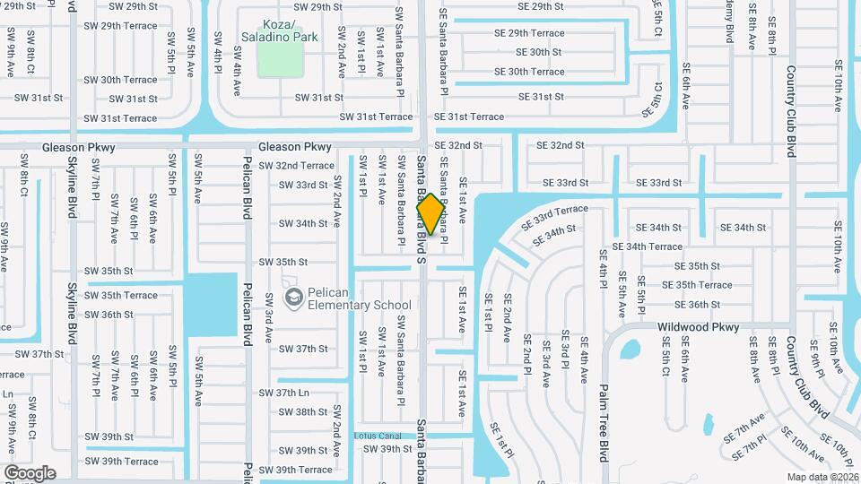 3405 Santa Barbara Blvd Map and Location Details