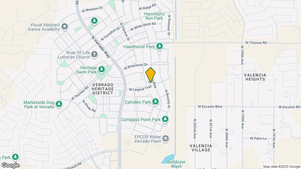 20466 W Legend Trail Map and Location Details