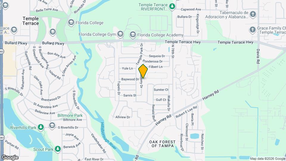 8521 Chinaberry Dr Map and Location Details