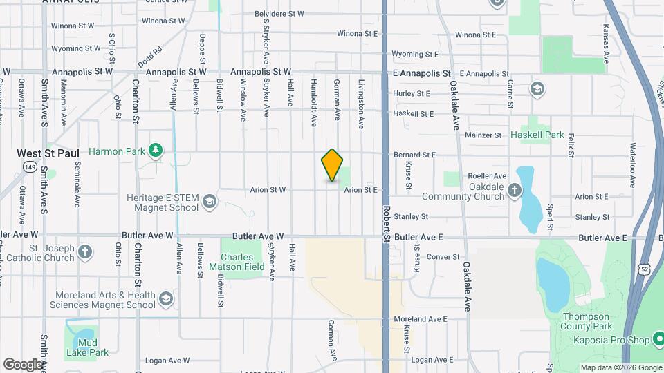 1049 Gorman Ave Map and Location Details
