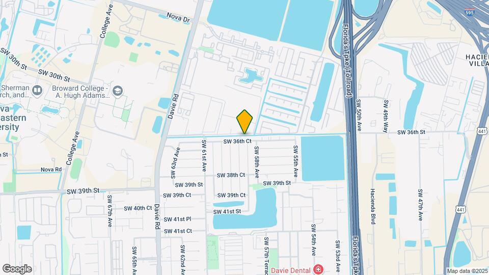 5871 SW 36th Ct Map and Location Details