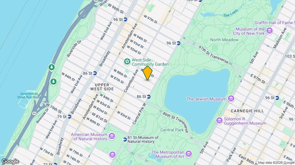 26 W 89th St Map and Location Details