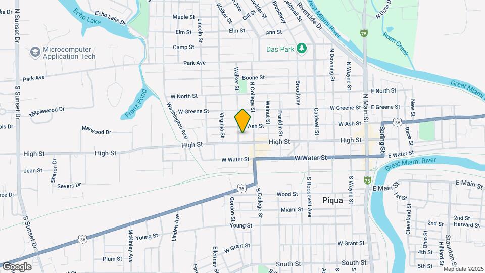 Piqua Senior Apartments Mapa y Detalles de la Ubicación