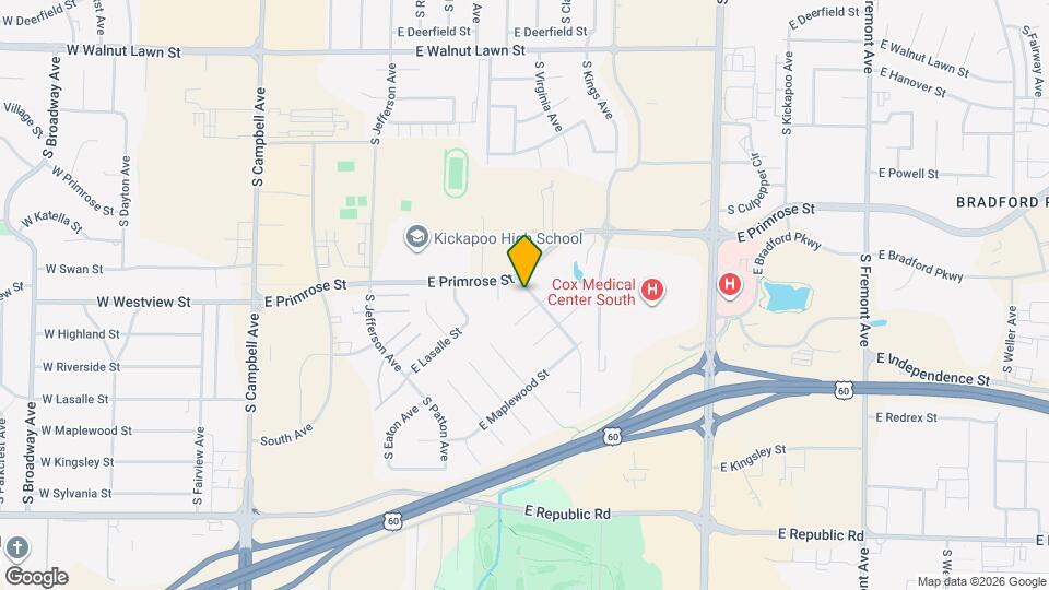 3807 S Clay Ave Map and Location Details