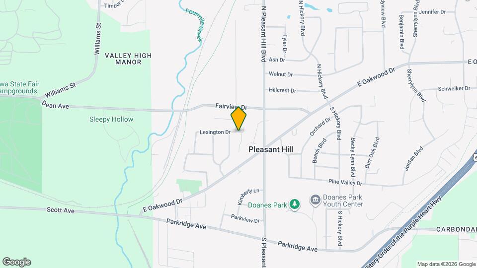 100 Lexington Dr Map and Location Details