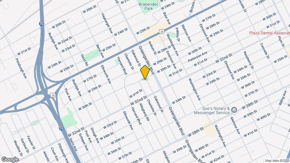 3010 Oakwood St Map and Location Details