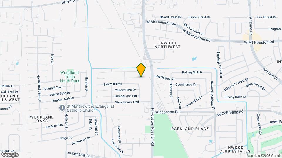 7027 Log Hollow Dr Map and Location Details