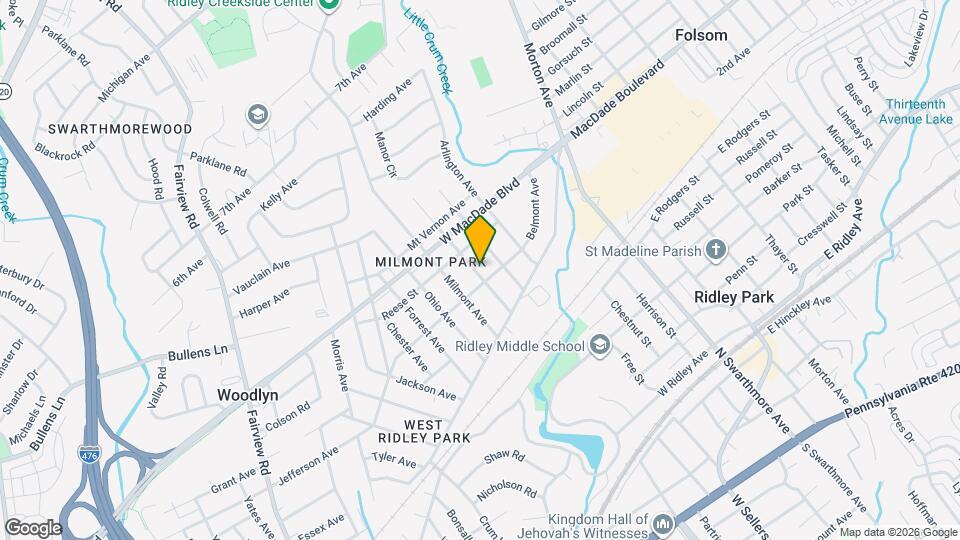 206 Baltimore Ave Map and Location Details