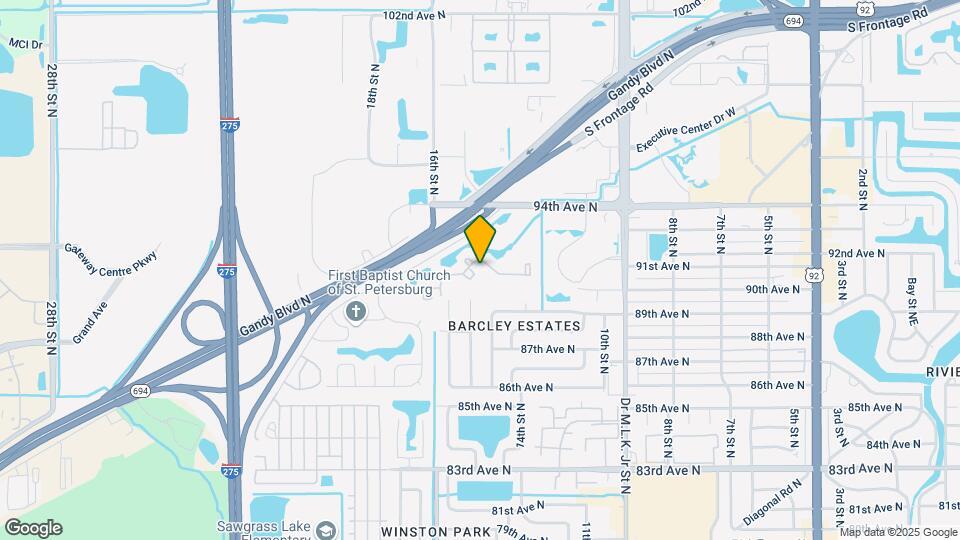 1400 Gandy Blvd N, Unit 1608 Mapa y Detalles de la Ubicación